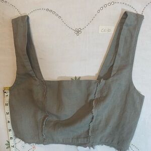 Topshop‎ Olive Tank Top. NWT